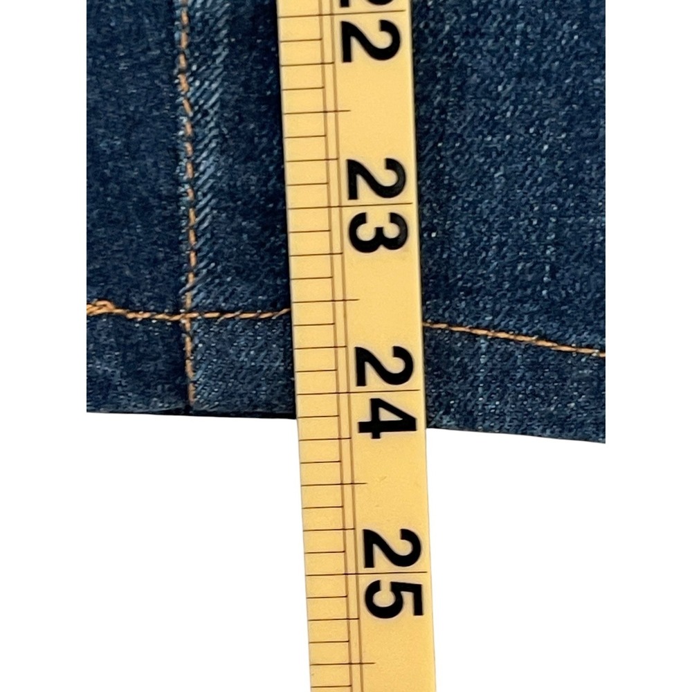 Moussy Vintage Womens Blue Distressed Ripped Knee Slim Tapered Jeans Size 28 NWT - Picture 16 of 16